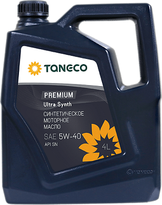 Масло моторное  TANECO    Premium Ultra Synth   5W-40 Канистра    4  л фото 1