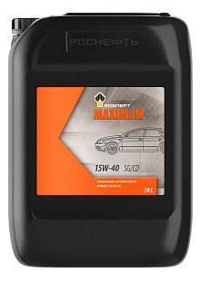 Масло моторное Роснефть  Maximum   15W-40 Канистра  20  л фото