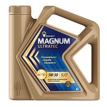 Масло моторное Роснефть  Magnum Ultratec   5W-30 Канистра    4  л фото