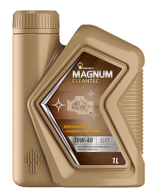 Масло моторное  Роснефть  Magnum Cleantec   10W-40 Канистра    1  л фото 1