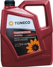 Масло трансмиссионное TANECO  оптом с доставкой по России Масло трансмиссионное TANECO    Transmission Universal   75W-90 Канистра    4  л фото