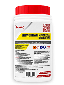 Кислота лимонная моногидрат пищевая, не менее 99,5%, фасовка 1 кг фото