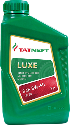 Масло моторное  Татнефть   LUXE   5W-40 Канистра    1  л фото 1