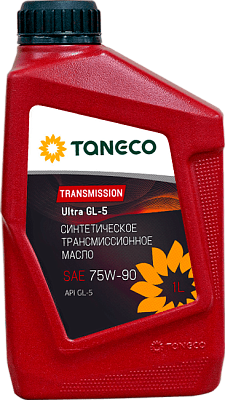 Масло трансмиссионное TANECO    Transmission Ultra   75W-90 Канистра    1  л фото 1