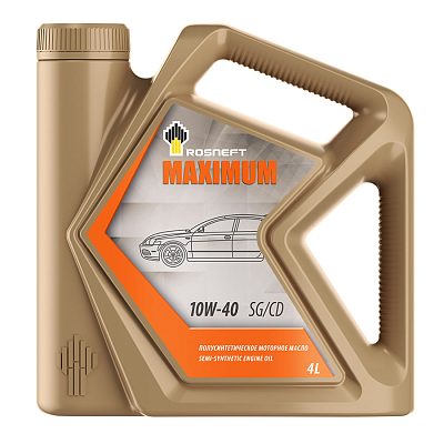 Масло моторное Роснефть  Maximum   10W-40 Канистра    4  л фото 2