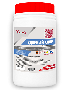 Хлор ударный (Гипохлорит кальция)  УЛИСС  Ведро п/э 1 кг фото