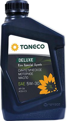 Масло моторное  TANECO    DeLuxe Eco Special Synth C3   5W-30 Канистра    1  л фото