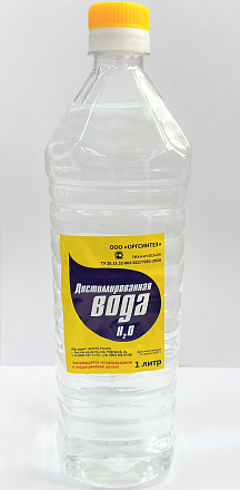 Вода дистиллированная  Канистра оптом с доставкой по России Вода дистиллированная   Канистра 1 л фото