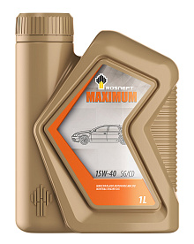Масло моторное Роснефть  Maximum   15W-40 Канистра    1  л фото