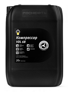 Масло компрессорное Роснефть  Compressor VDL  68  Канистра   20  л фото