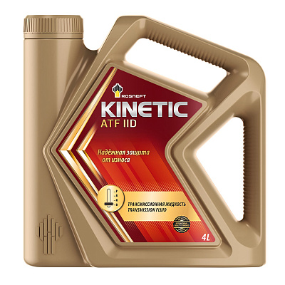 Масло трансмиссионное для автоматических коробок передач Роснефть  Kinetic ATF IID   Канистра    4  л фото 1