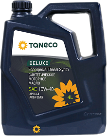 Масло моторное TANECO    DeLuxe Eco Special Diesel Synth   10W-40 Канистра    4  л фото