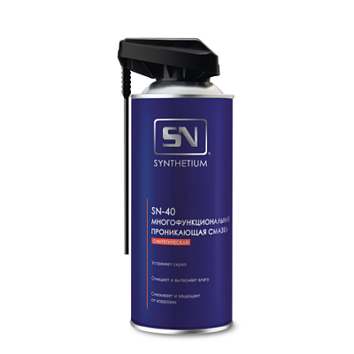 Смазка многофункциональная проникающая  SYNTHETIUM SN-40 Балон (аэрозоль) 650 мл SN4006 фото 2