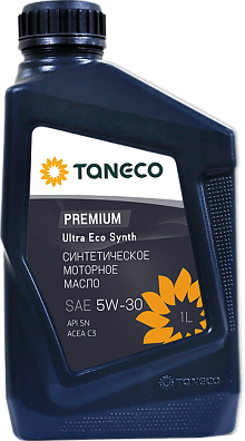 Масло моторное TANECO  оптом с доставкой по России Масло моторное TANECO    Premium Ultra Eco Synth   5W-30 Канистра    1  л фото